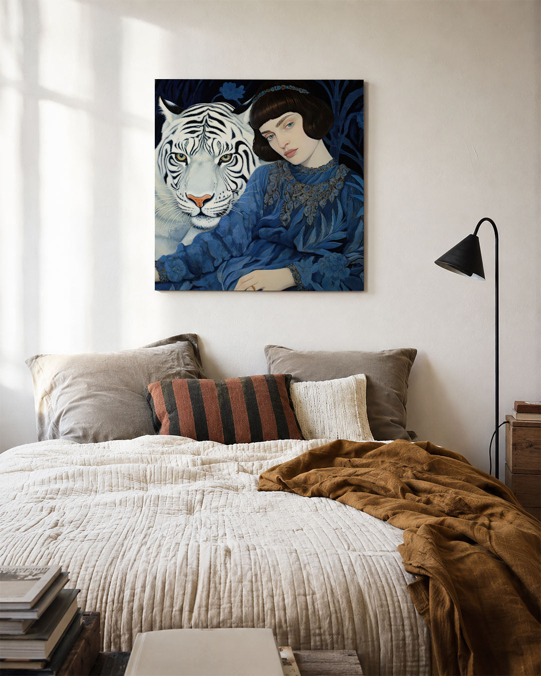 Dromerige tijger Kunstwerk