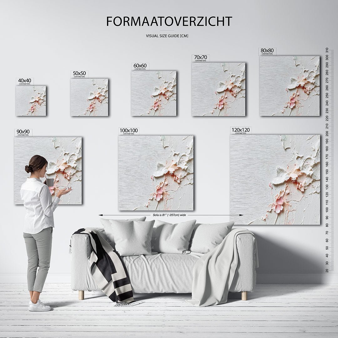 Textuur en lagen Kunstwerk