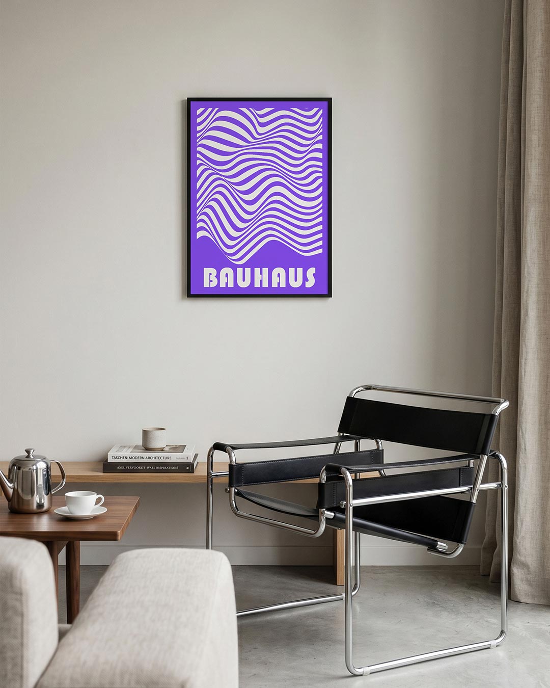 Golvend lijnenspel Poster