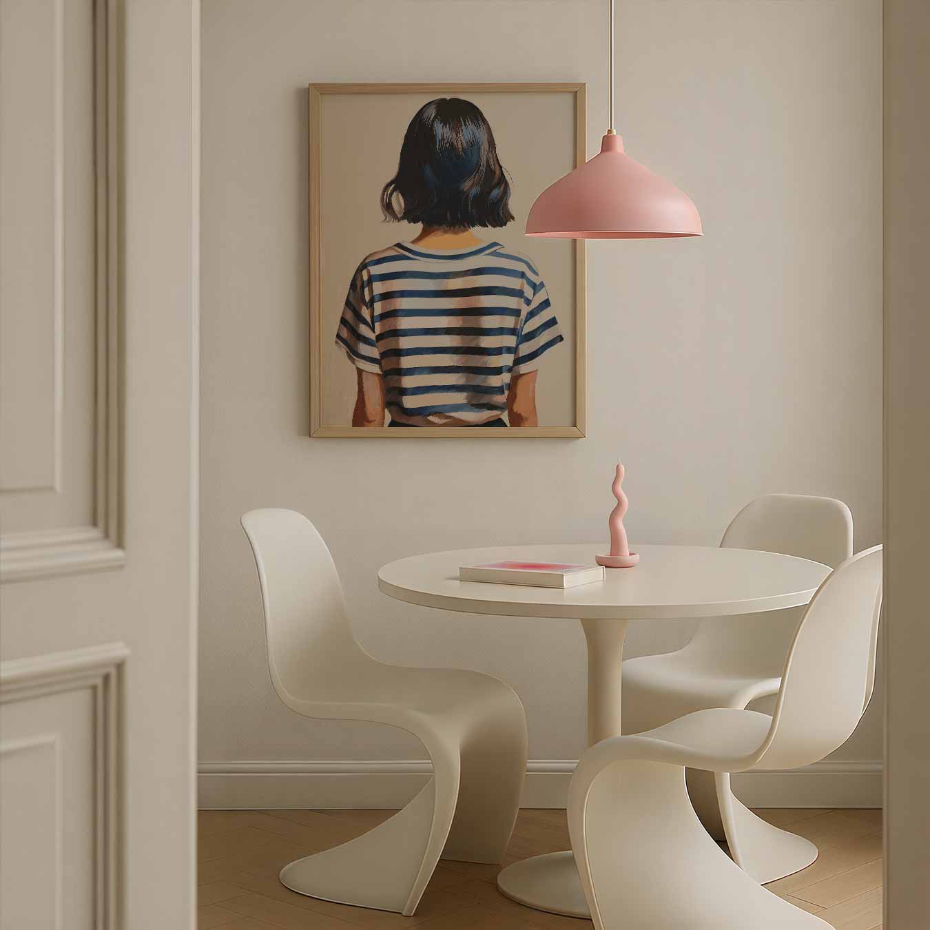Stijlvolle Strepen Art Poster-WallArtistic