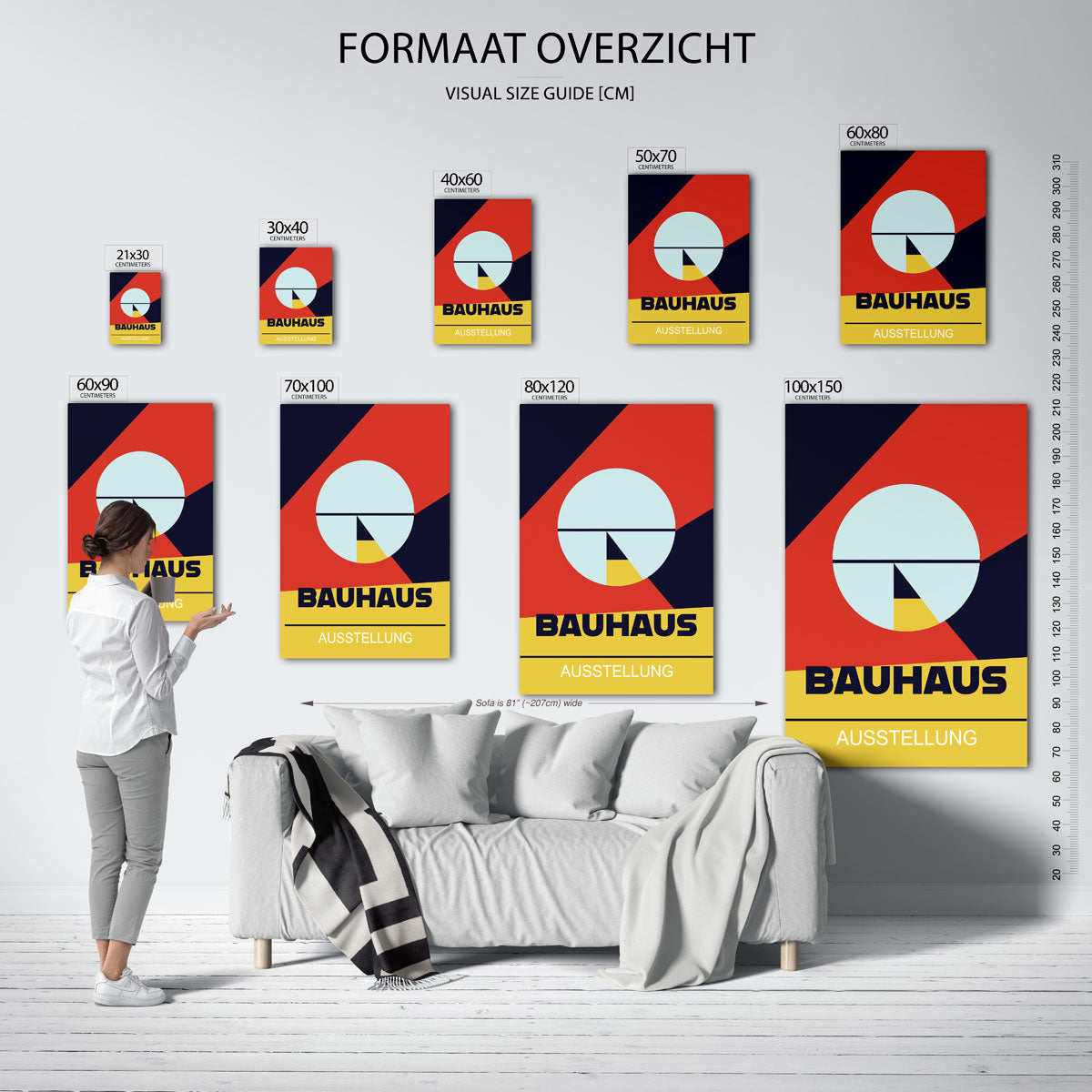 Vormen en vlakken Poster
