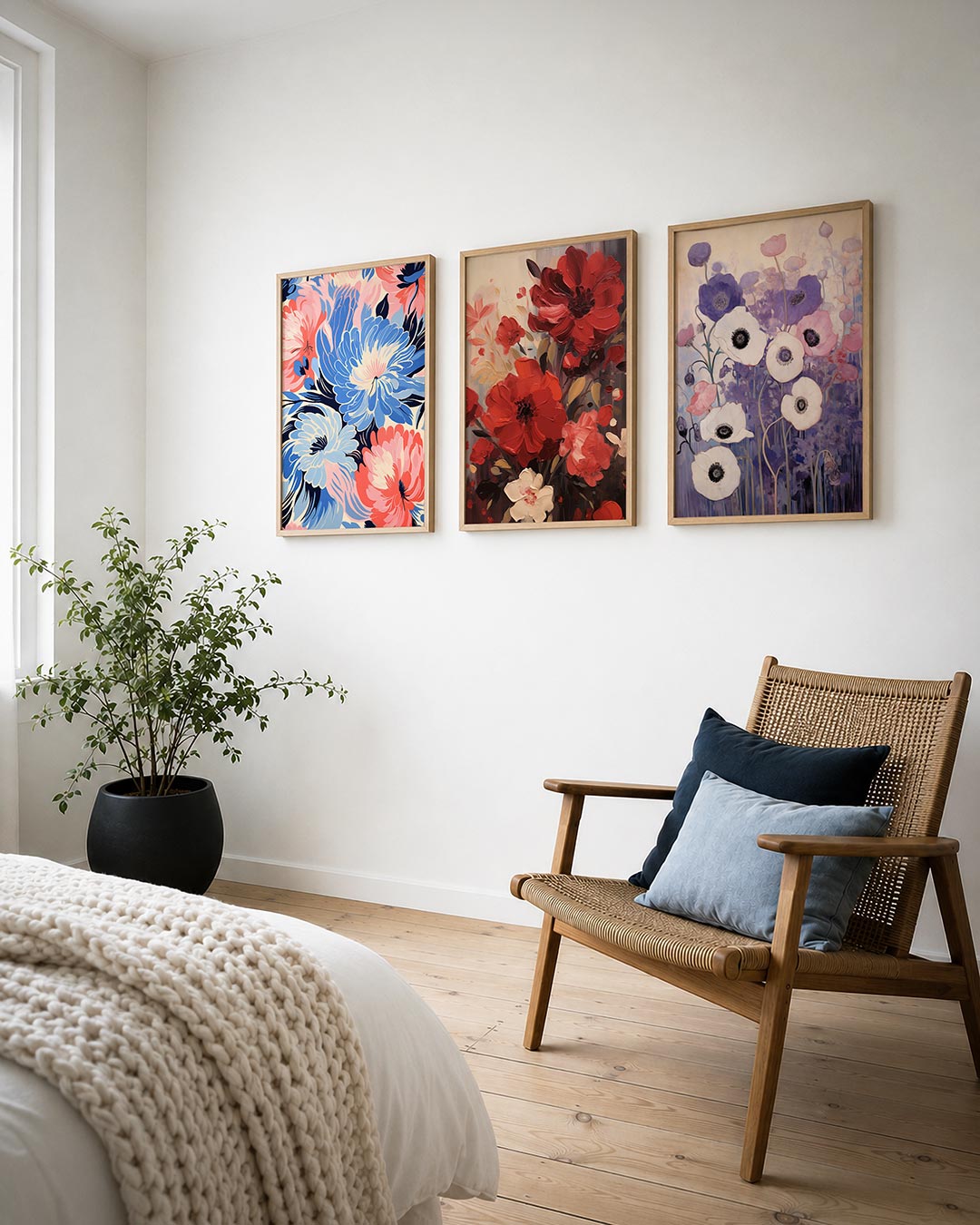 Bloemrijke kleurexplosie Posterset