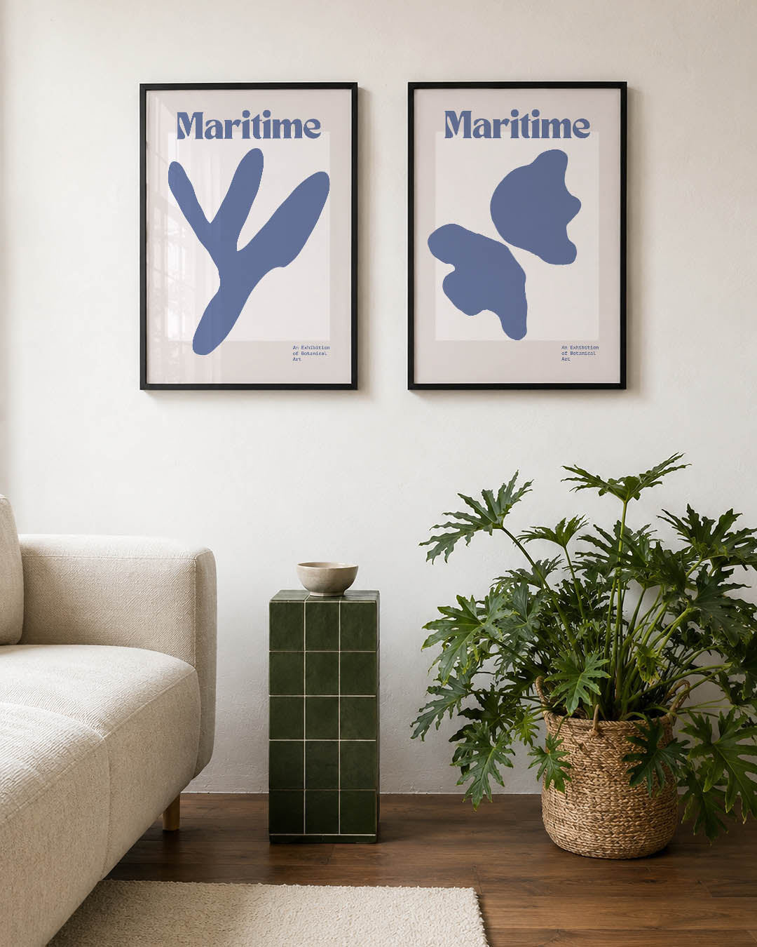 Organische vormen Posterset