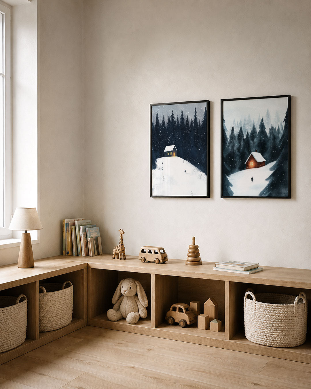 Winterse sereniteit Posterset