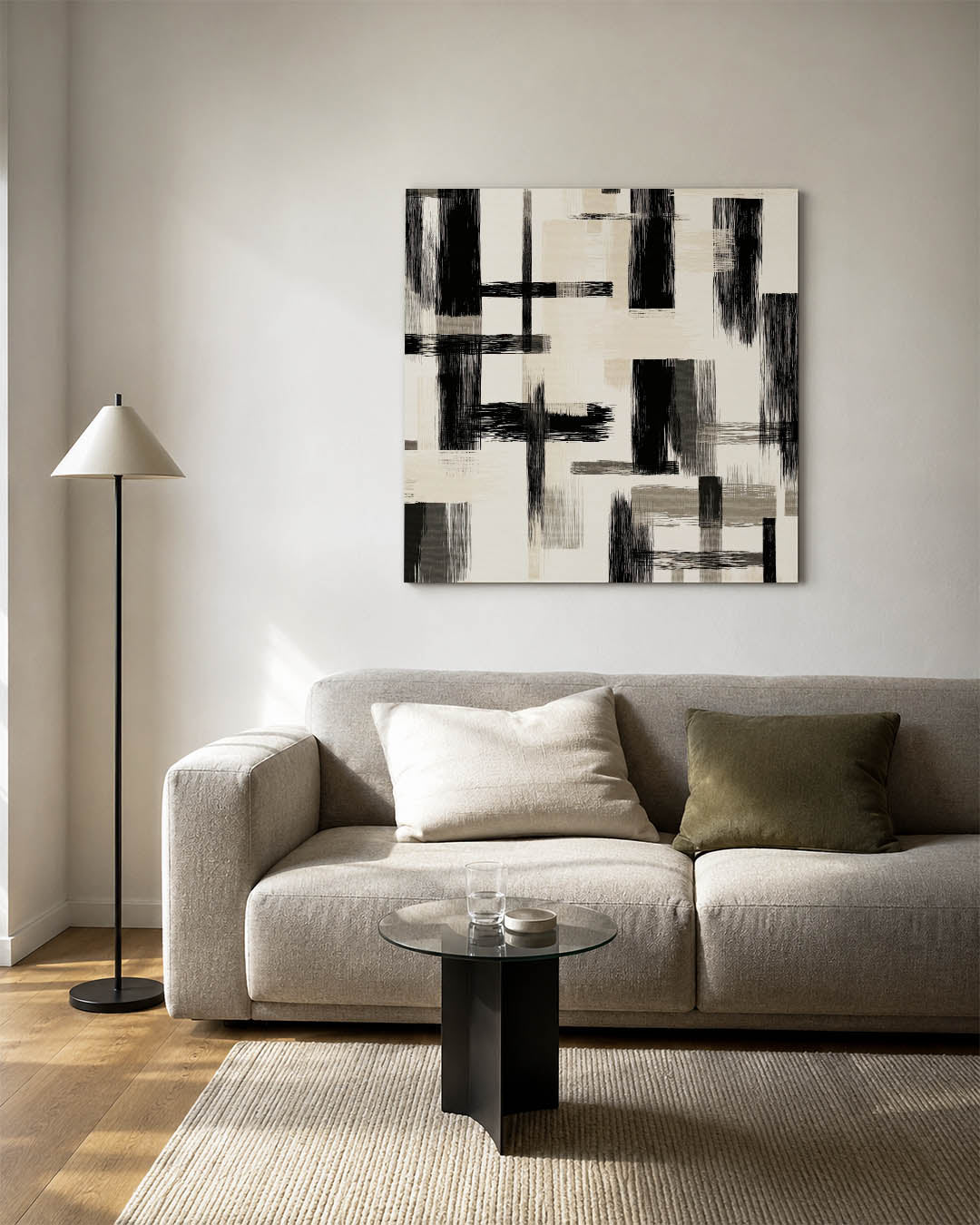 Geometrische lijnen Kunstwerk