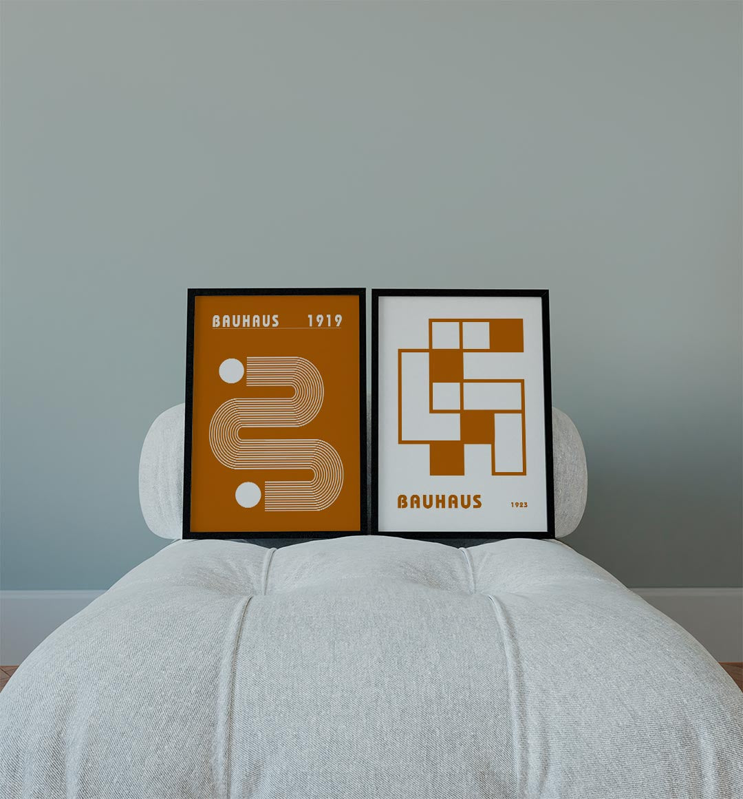 Lijnen en kleurvlakken Posterset