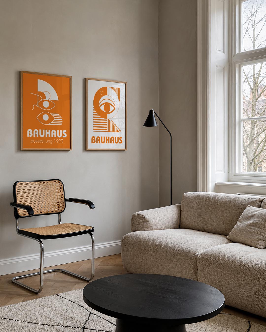 Oogvorm en lijnen Posterset