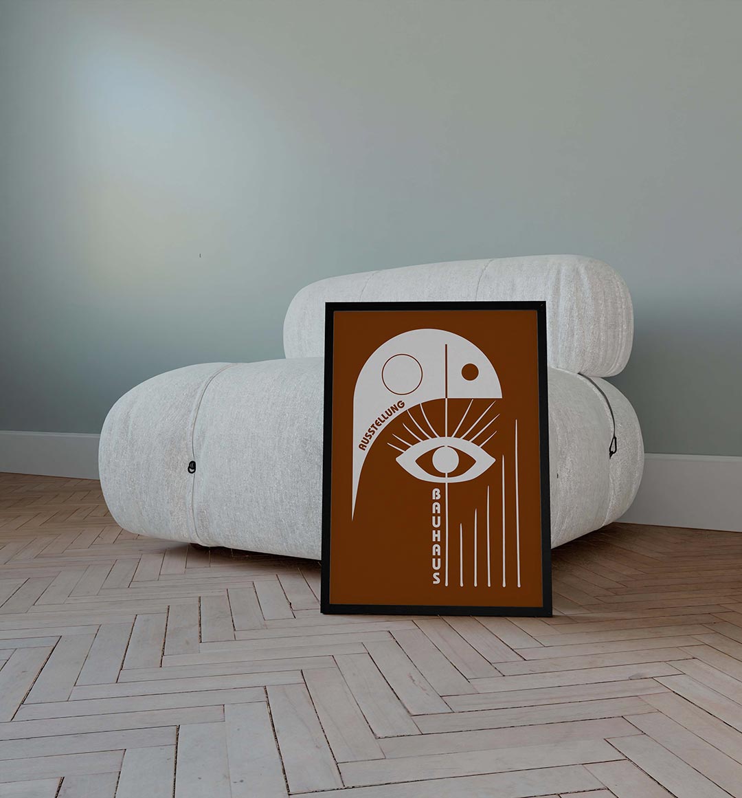 Oog en lijnen Poster