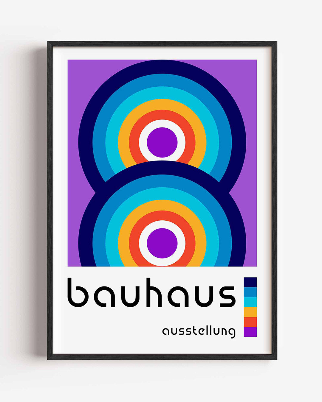 Cirkelpatroon kleuren Poster