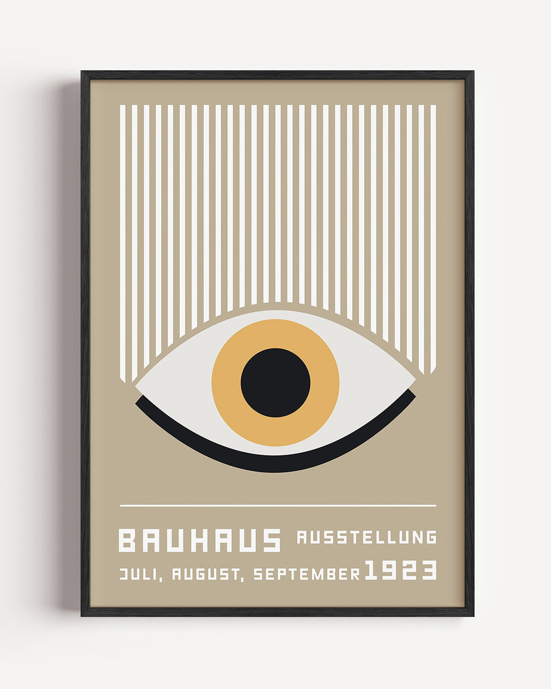 Oog en lijnen Poster