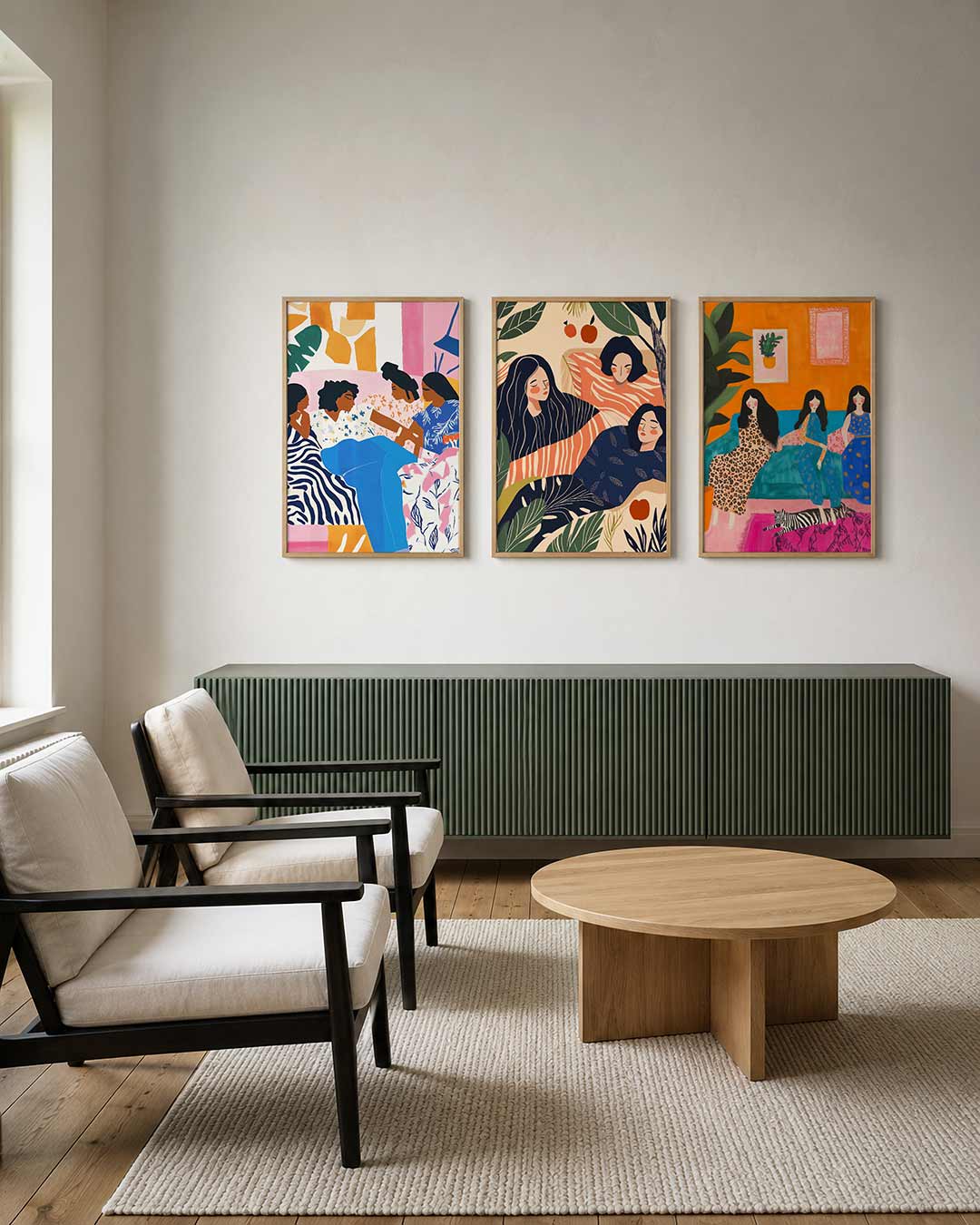 Kleurrijk samenspel Posterset