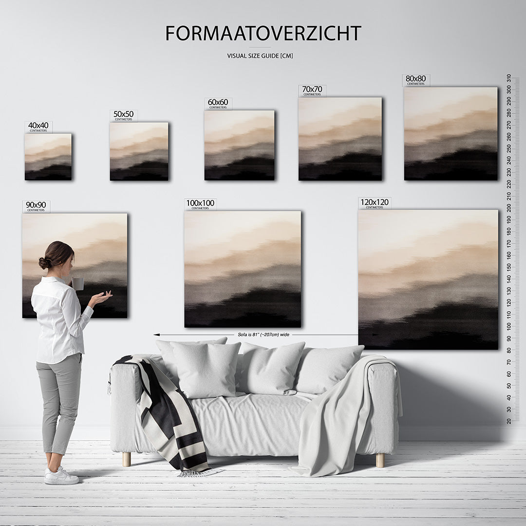 Vloeiende overgangen Kunstwerk