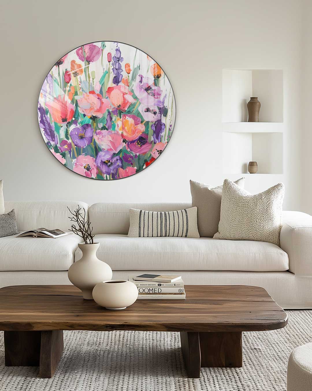 Bloemensprookje Muurcirkel-WallArtistic