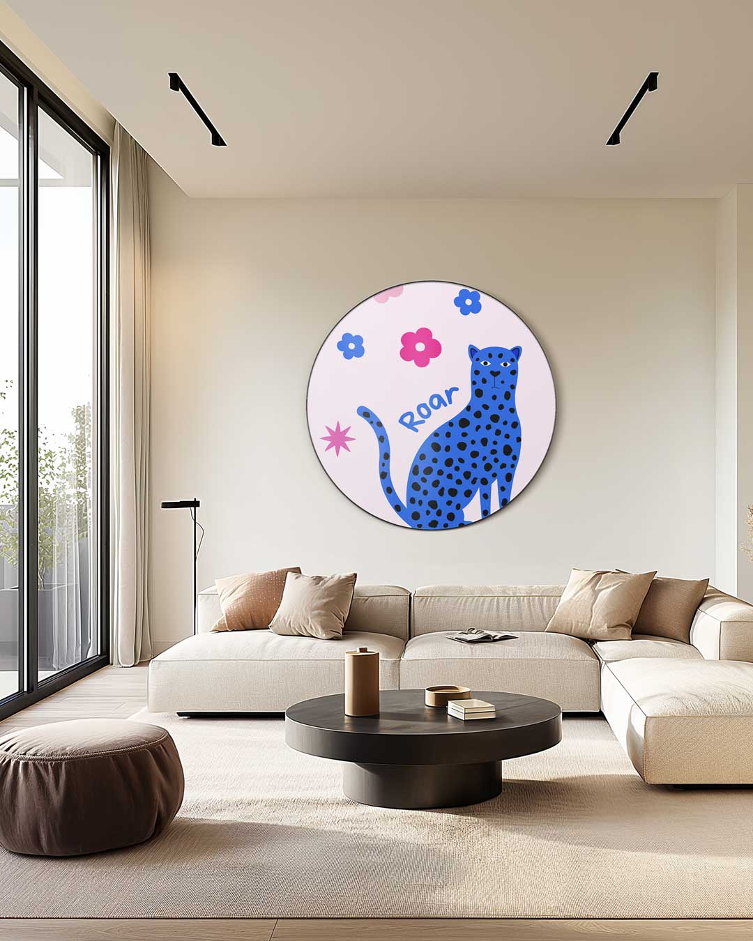Wilde Bloemen Muurcirkel-WallArtistic