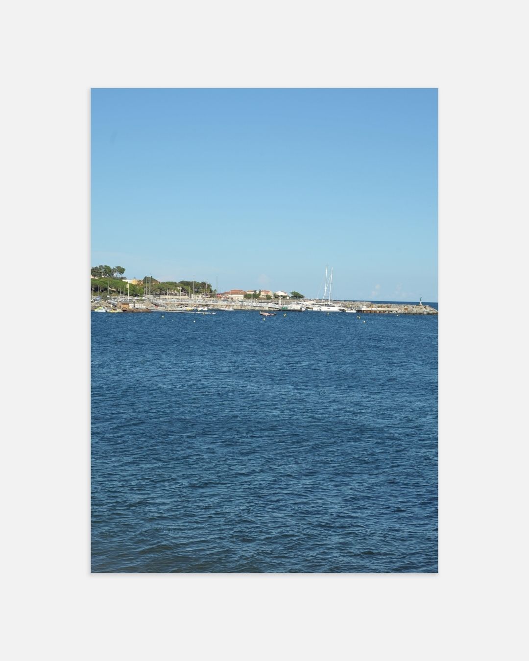 Blauwe kust Poster