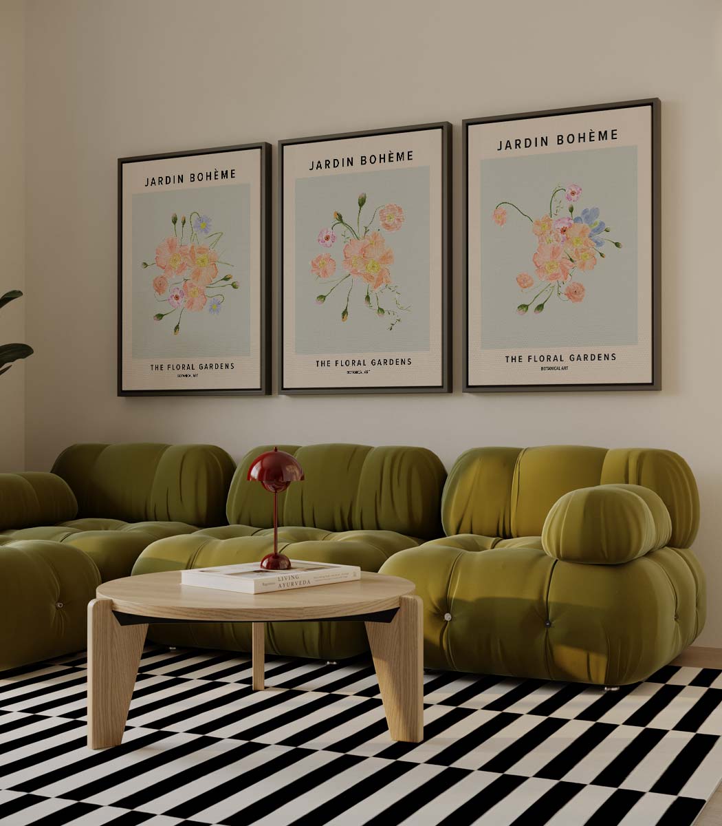 Jardin Bohème bloemencollectie Kunstwerk-canvas-dibond-plexiglas-wanddecoratie-WallArtistic