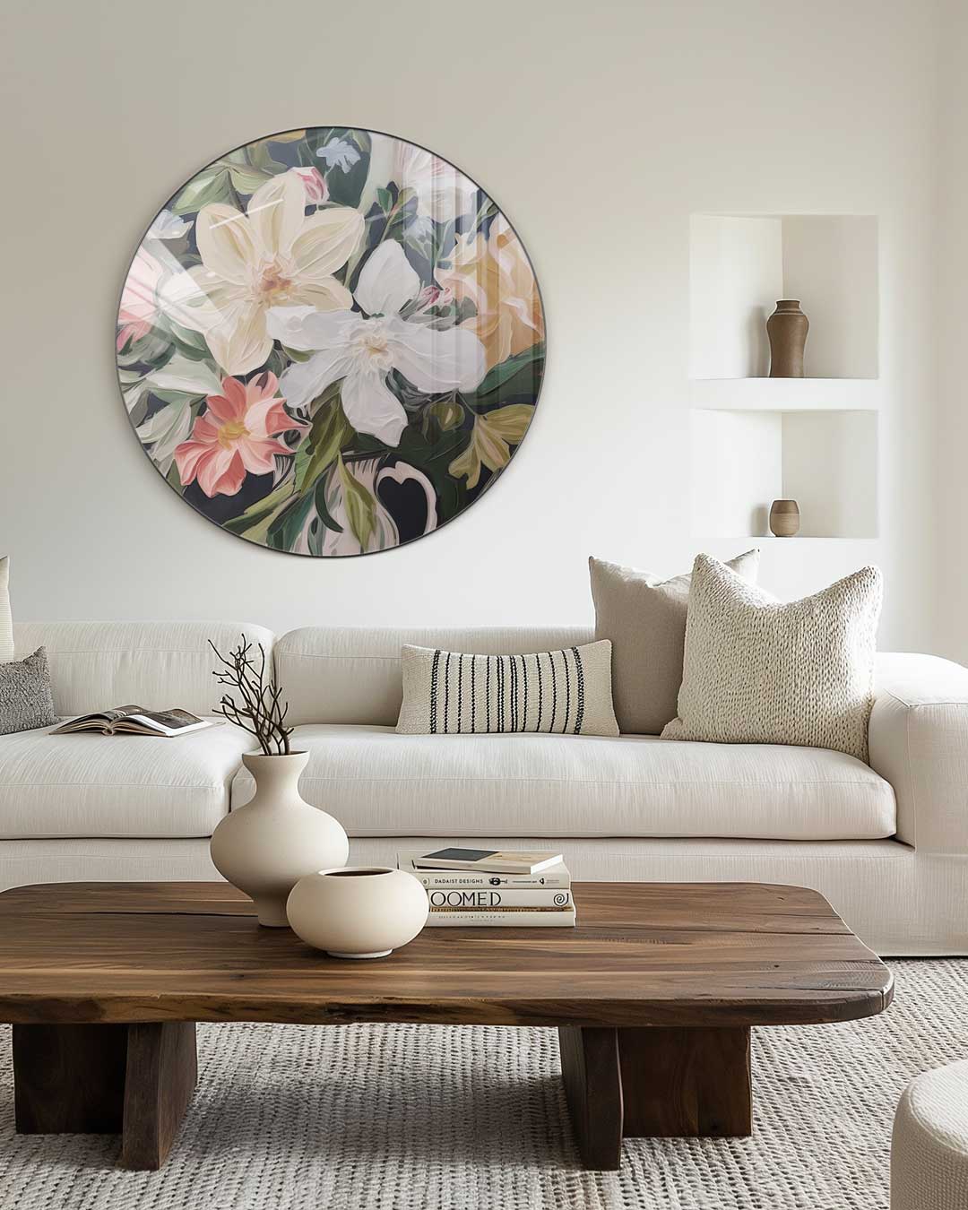 Bloemenpracht Muurcirkel-WallArtistic