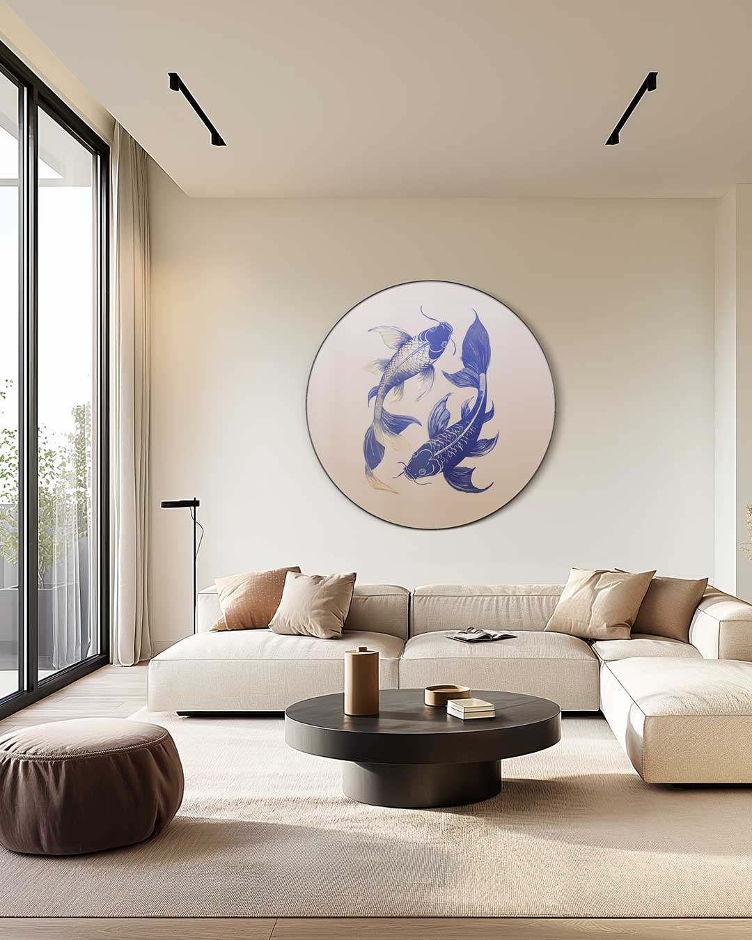 Koi Vissen Muurcirkel-WallArtistic