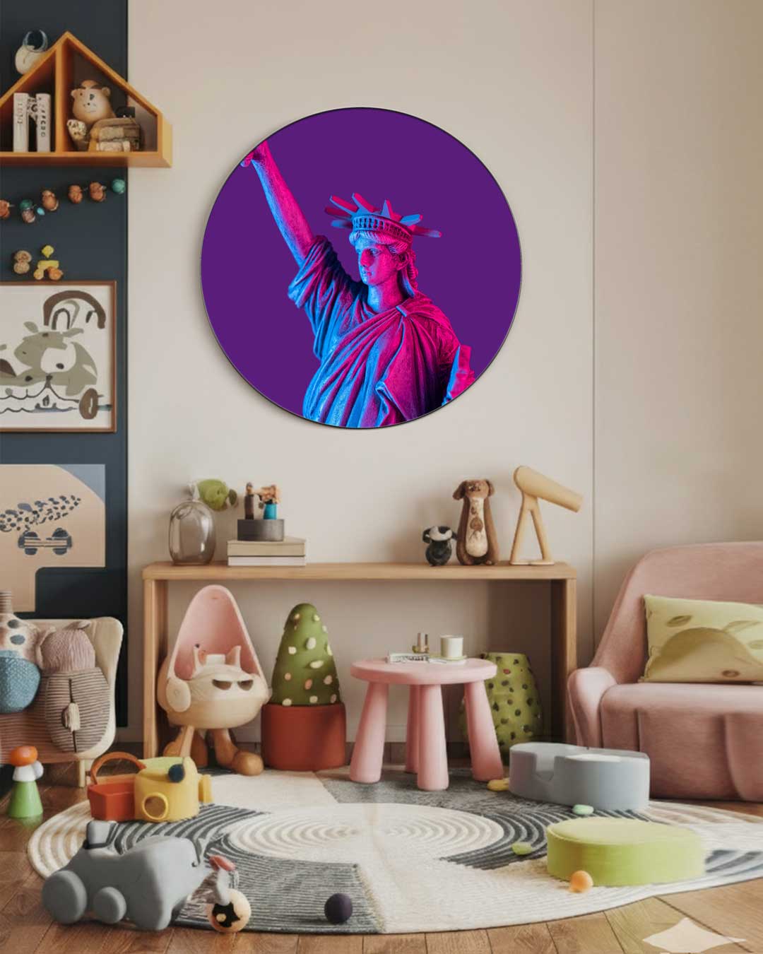 Vrijheidsbeeld Muurcirkel-WallArtistic