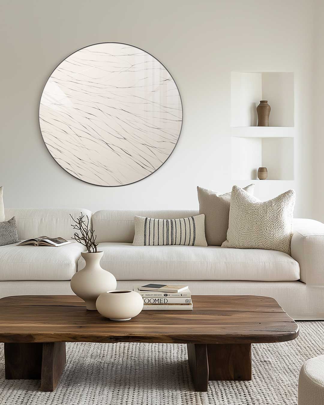 Natuurlijk Elegante Wanden Muurcirkel-WallArtistic