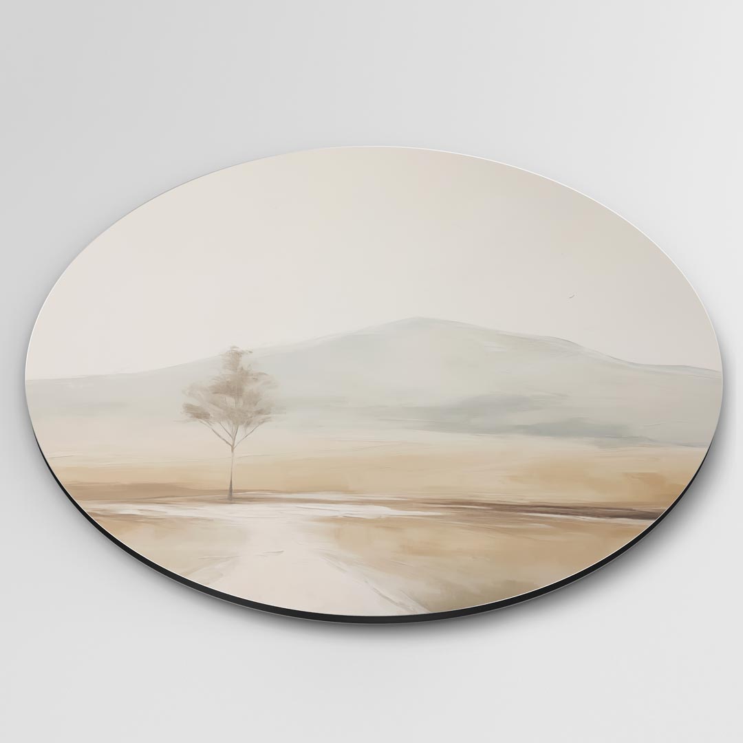 Rustgevende Landschap Muurcirkel-WallArtistic