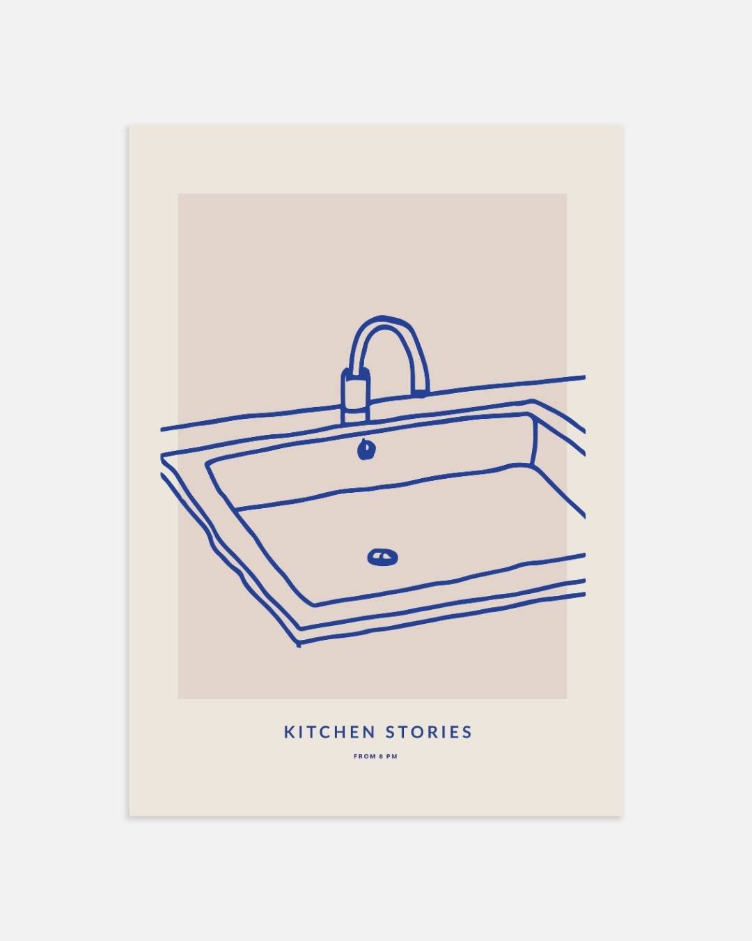 Kitchen stories wastafel Poster