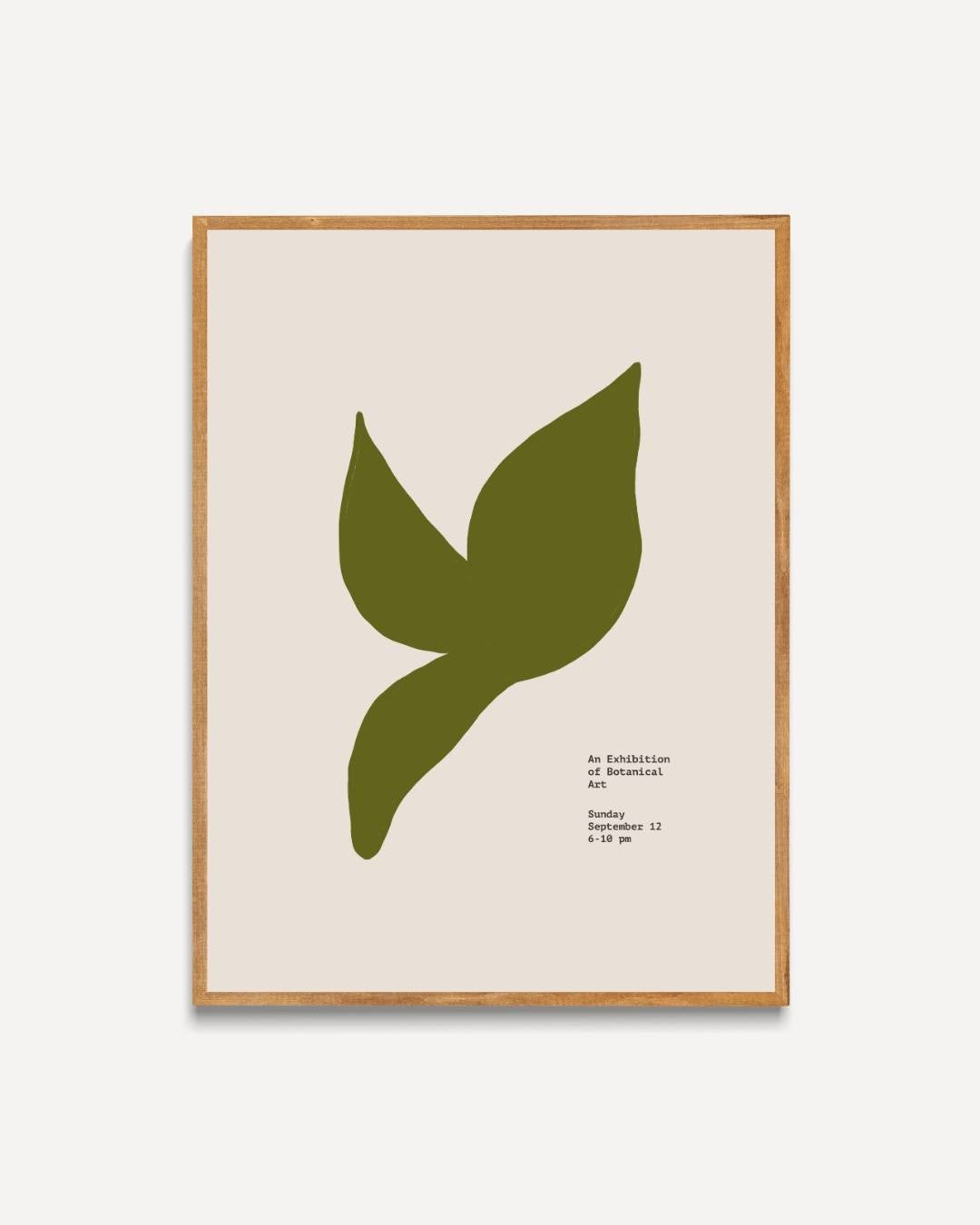 Abstracte maritieme vorm Poster
