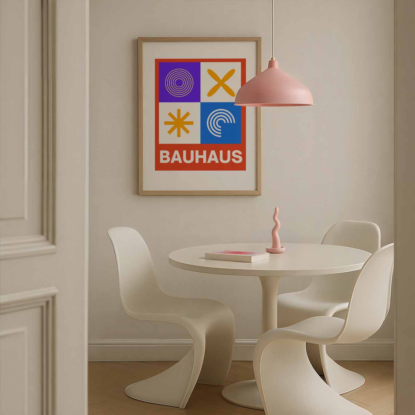 Abstract Vierkant Poster