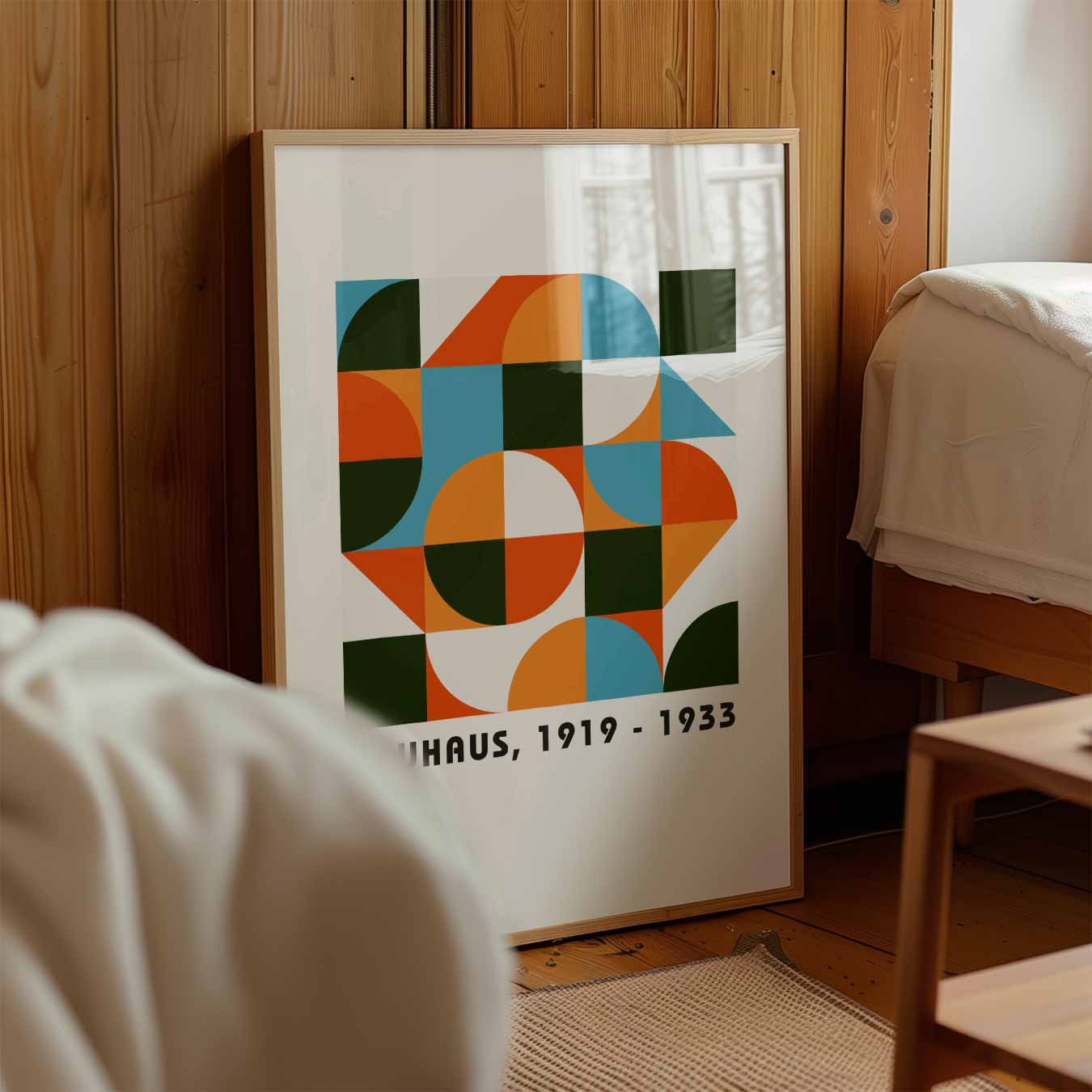 Stijlvol Vormenpatroon Poster