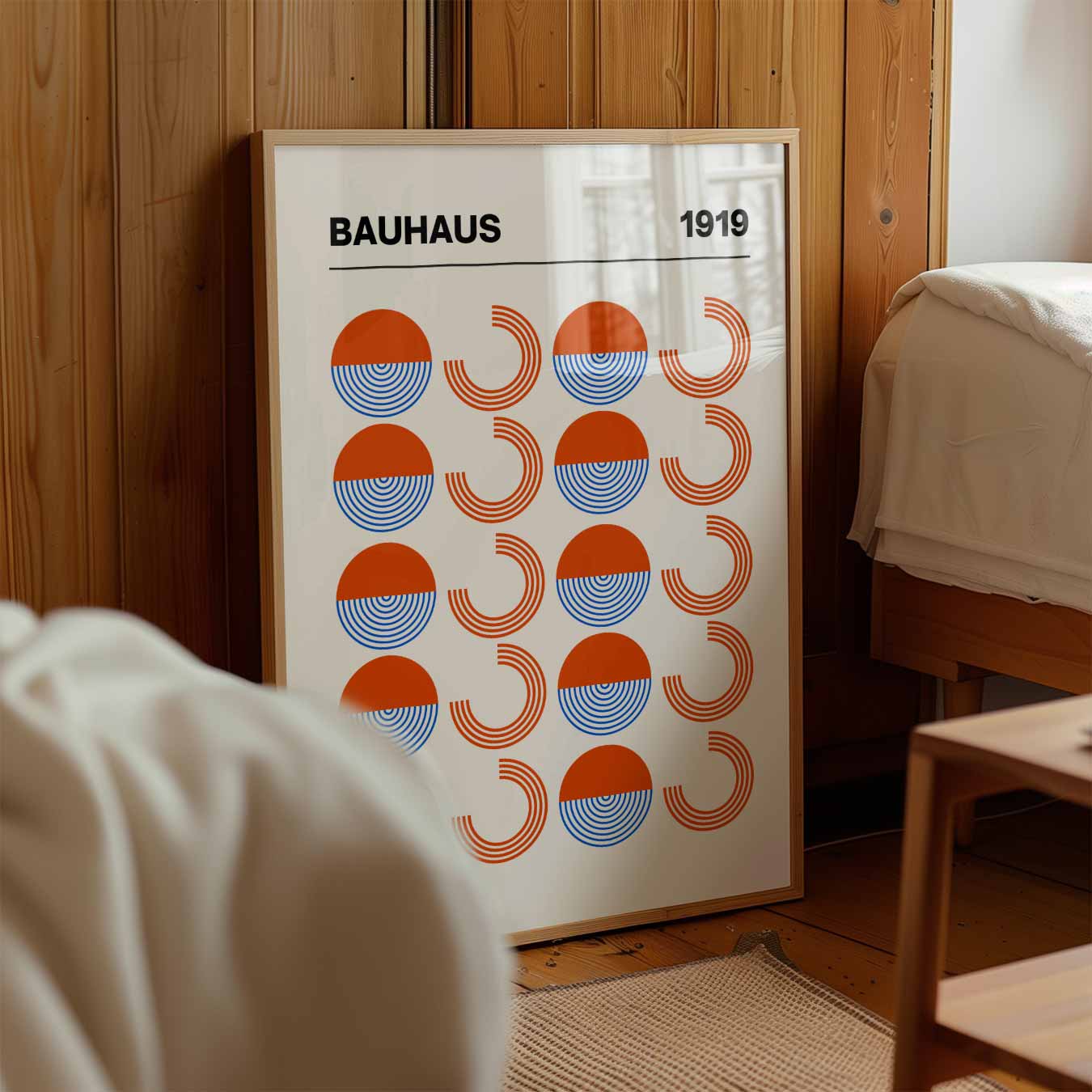 Stijl Vol Cirkel en Halve Cirkel Poster