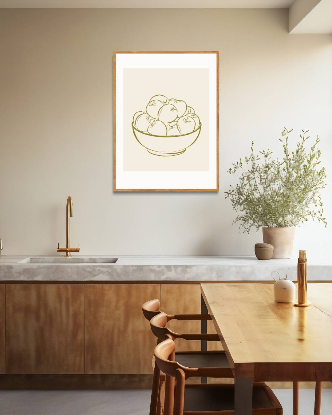 Kom met appels Poster
