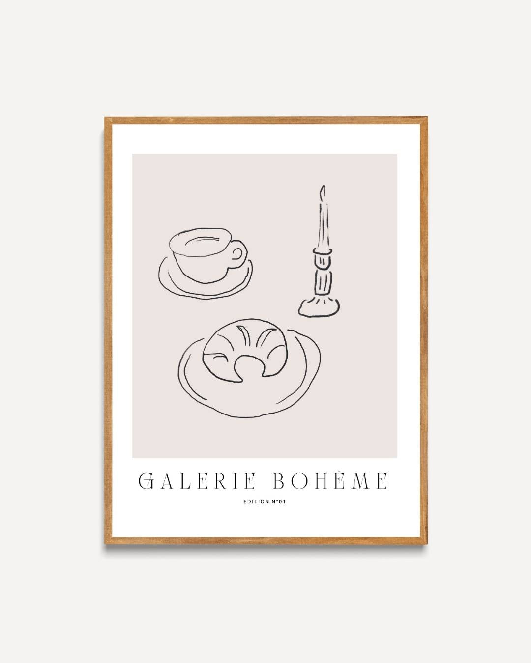 Parijs café Poster