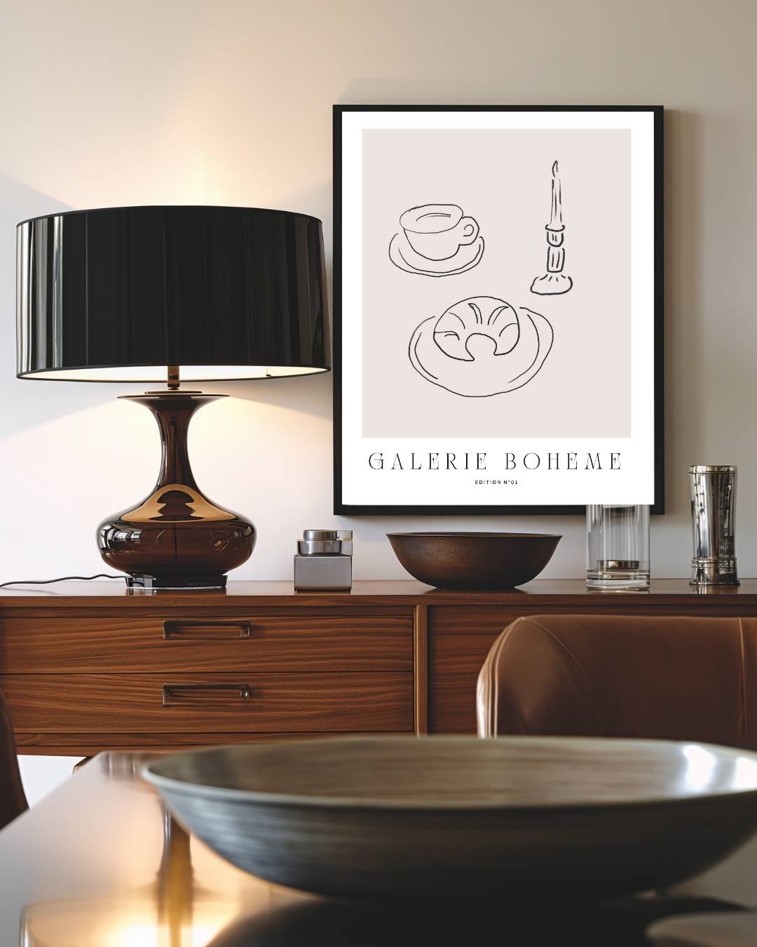Parijs café Poster