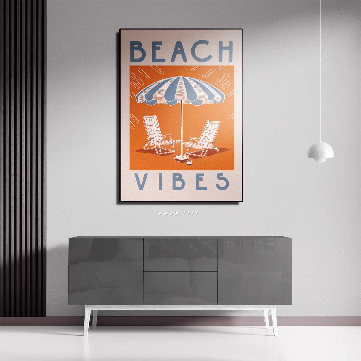Beach vibes Kunstwerk-canvas-dibond-plexiglas-wanddecoratie-WallArtistic