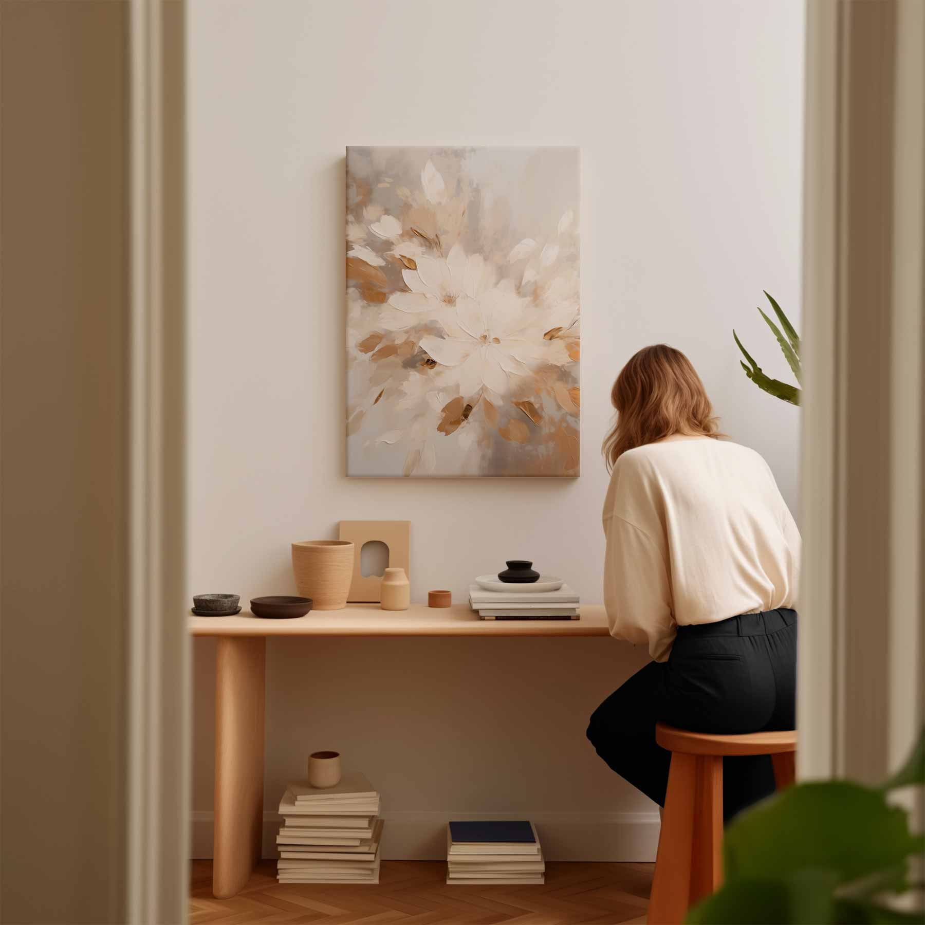 Bloemen in zachte tinten