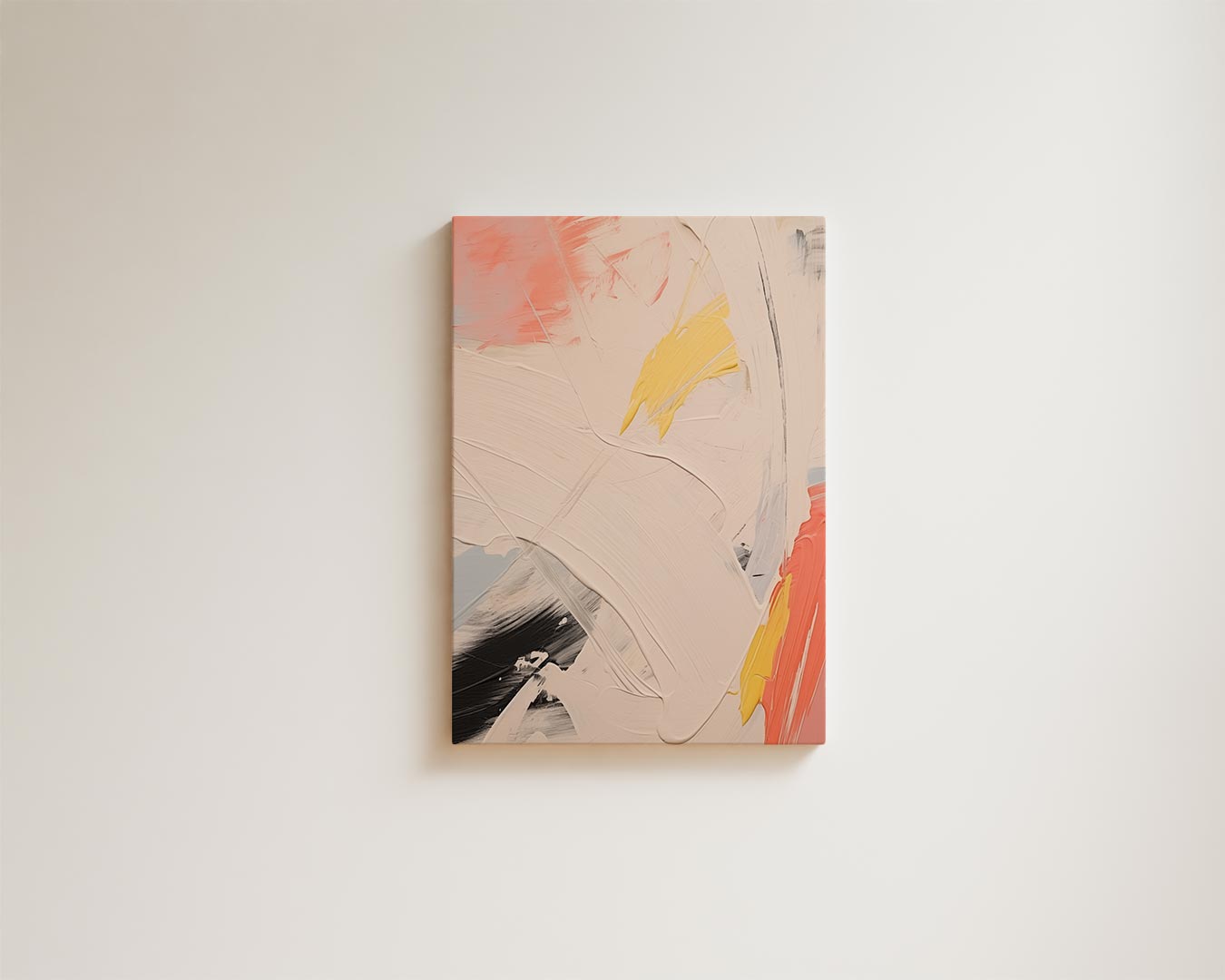 Abstracte zonsopkomst met gele toetsen