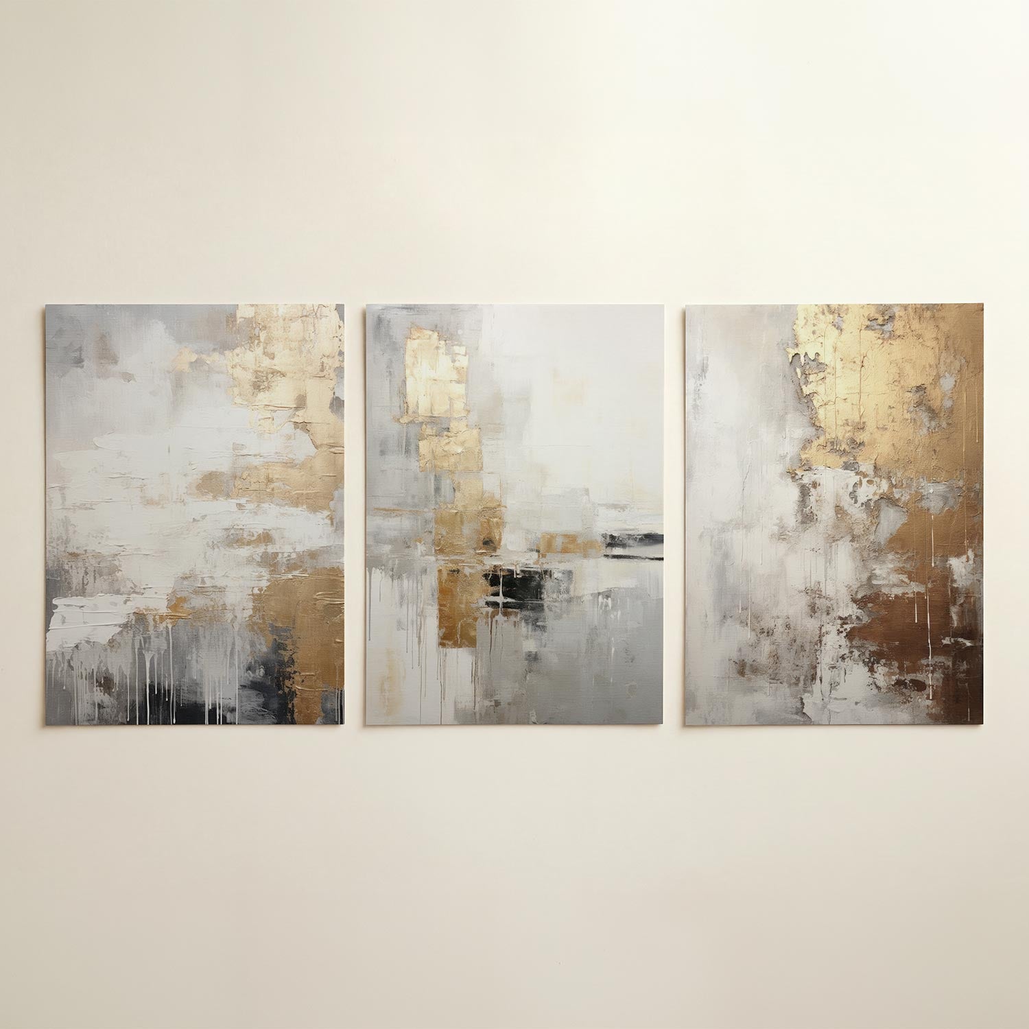 Gouden vlakken Posterset