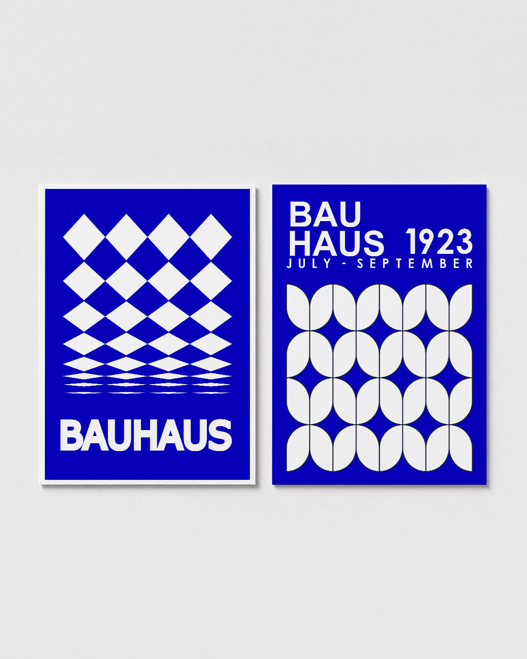 Ruitvormige patronen Posterset