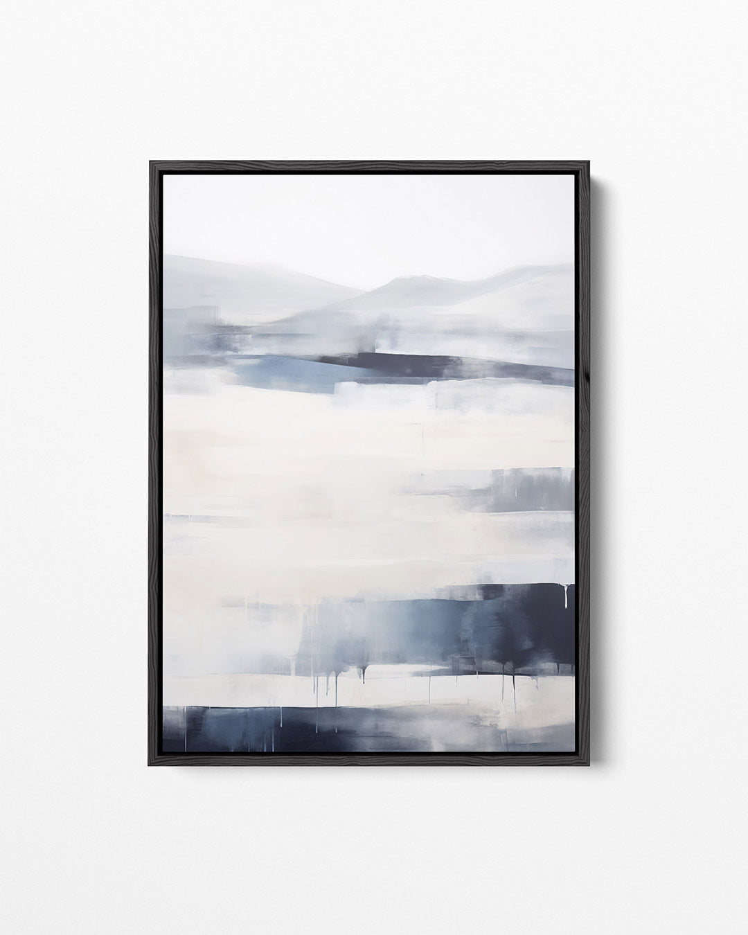 Landschap in lagen Kunstwerk