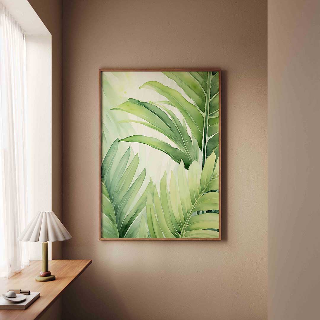 Groene bladeren Poster