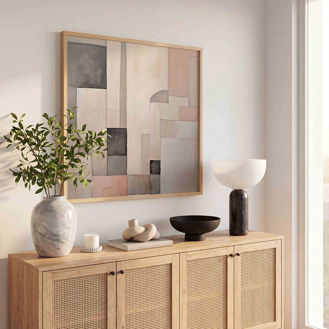 Abstracte vormen Poster