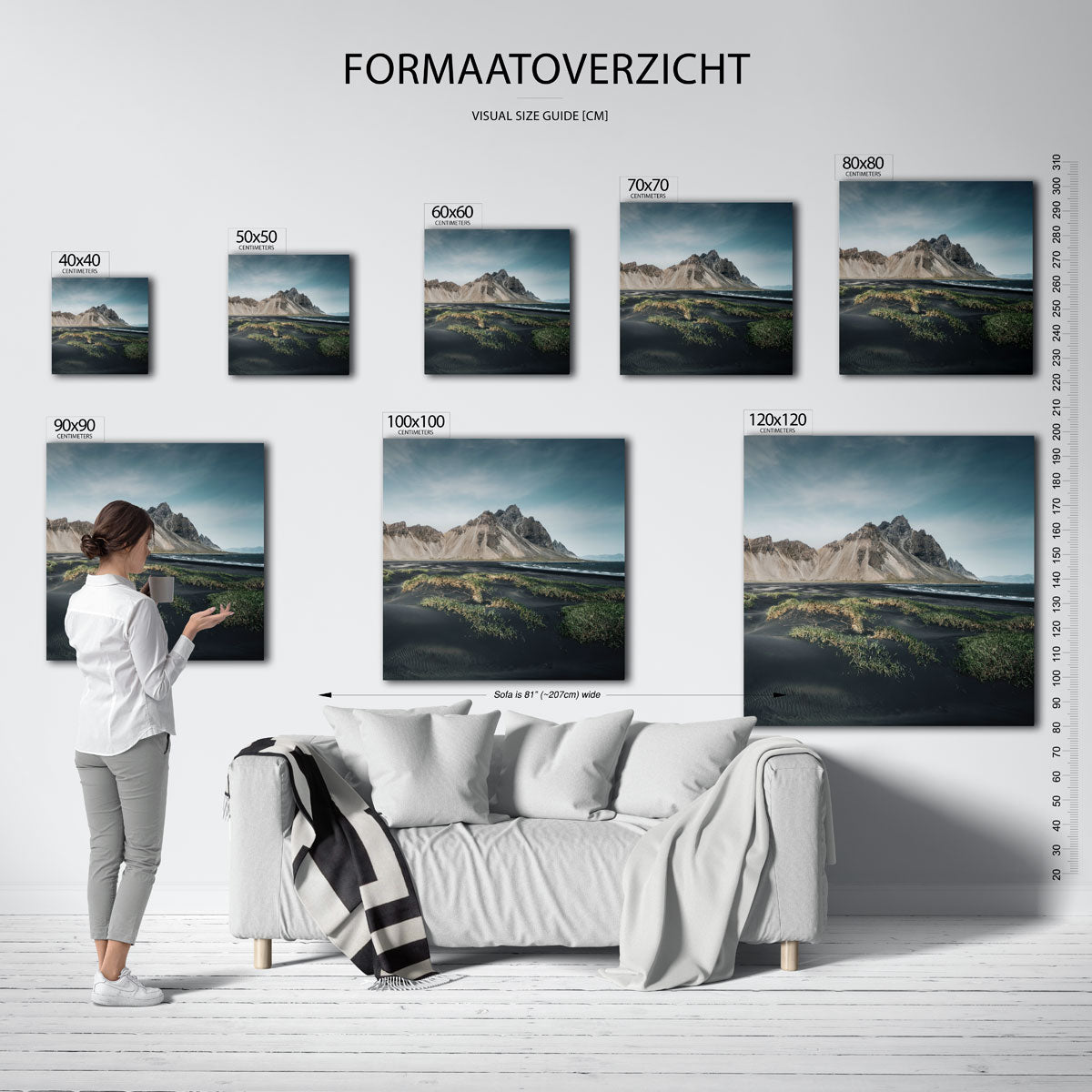 Berglandschap Poster