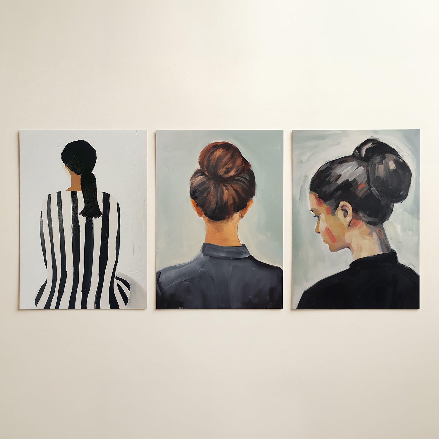 Gestreepte harmonie Posterset