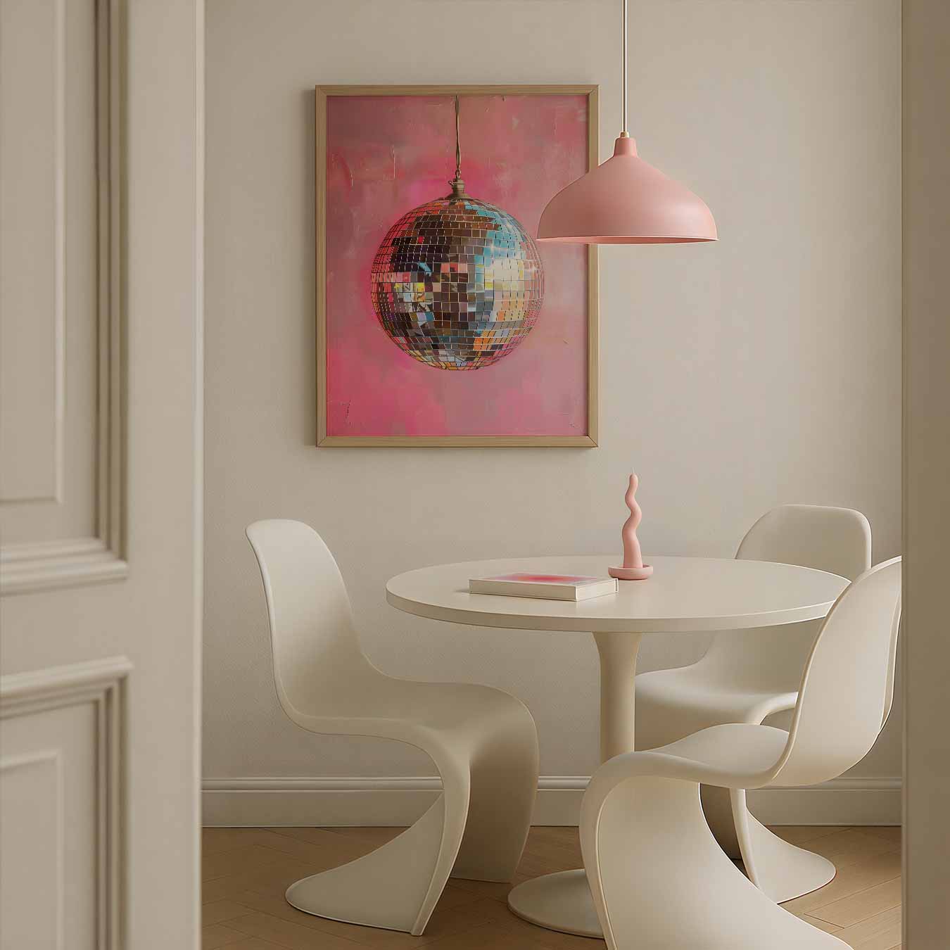 Sprankelende Discobal Poster-WallArtistic