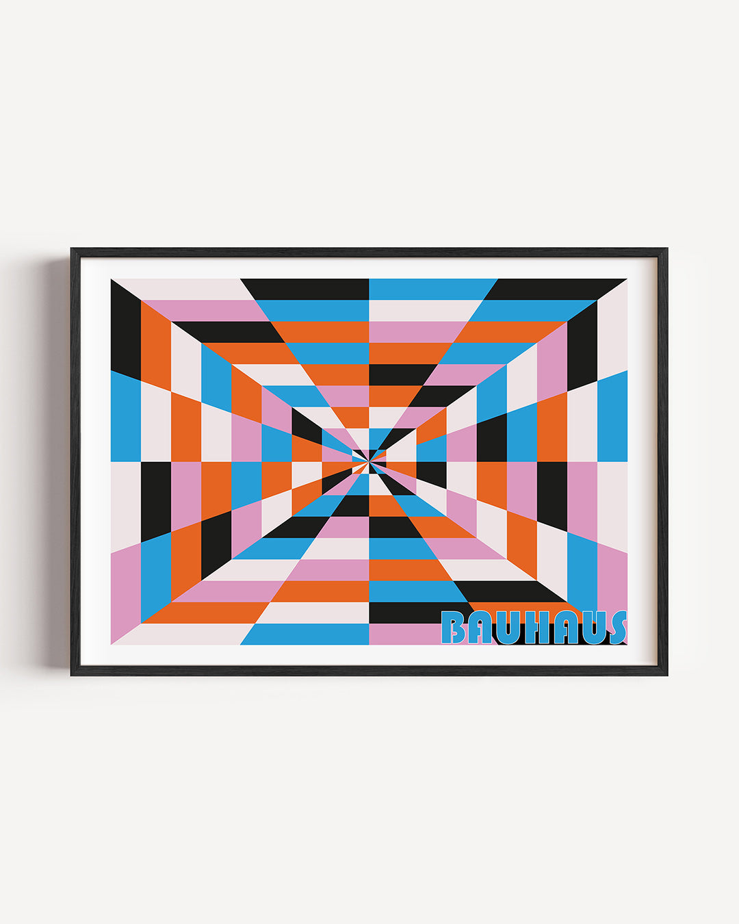 Kleurrijke vlakverdeling Poster
