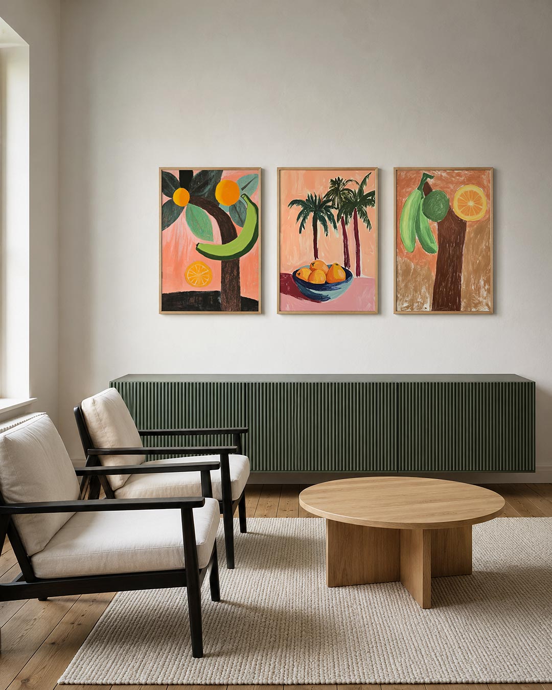 Fruitige vormen Posterset
