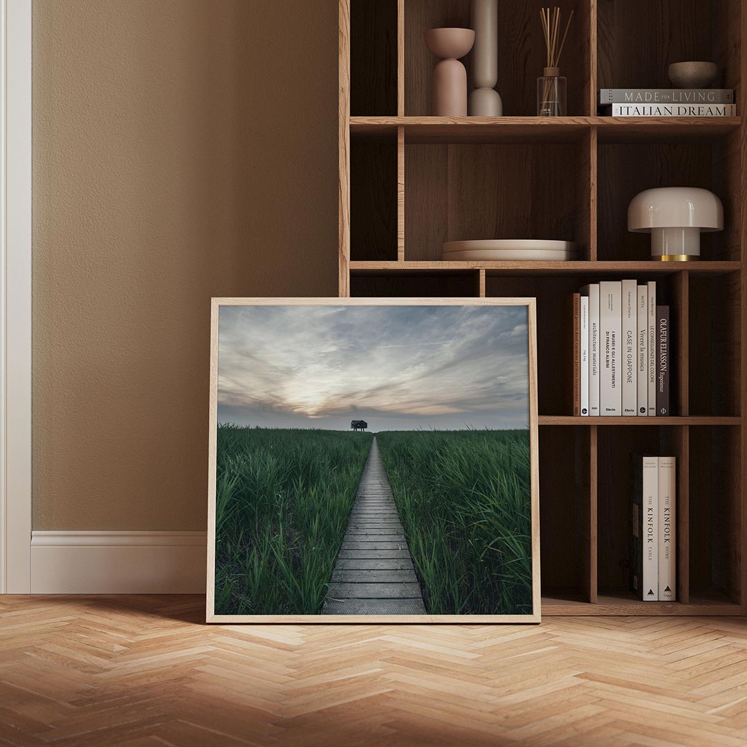 Rustige wandelpad Poster