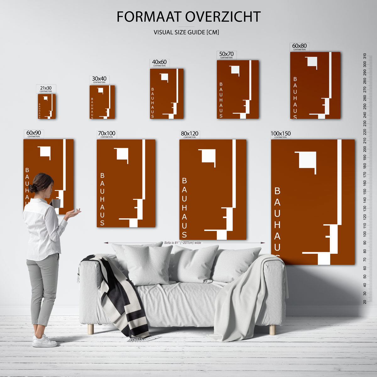 Vormen en lijnen Poster