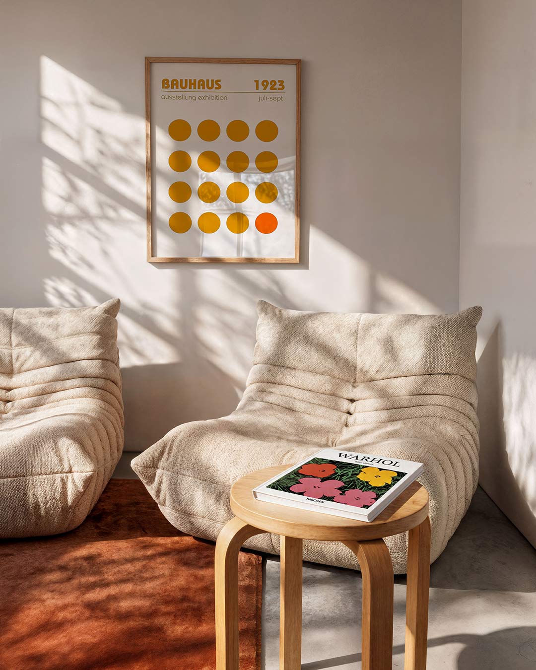 Cirkelpatroon en kleur Poster
