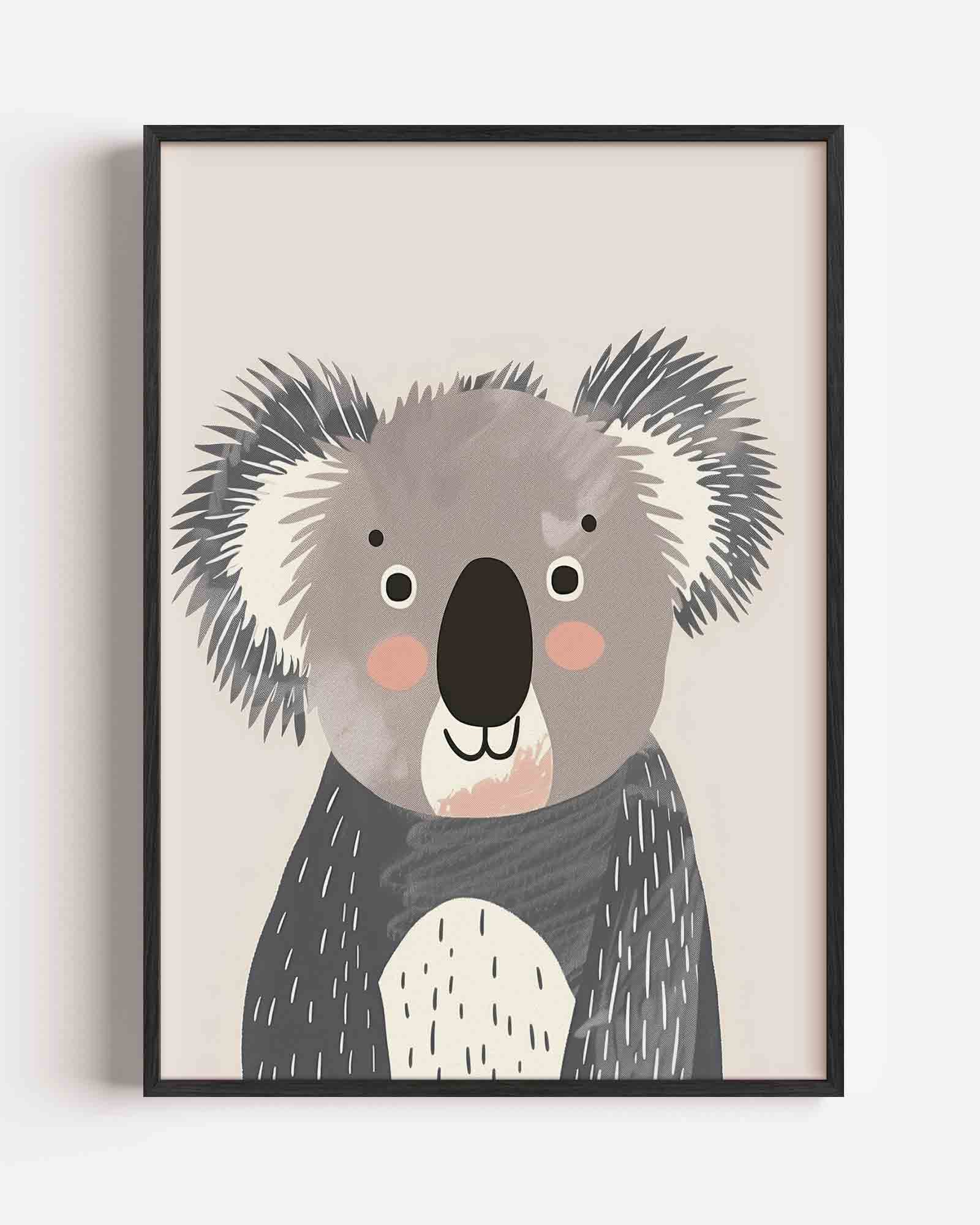 Koala illustratie Poster